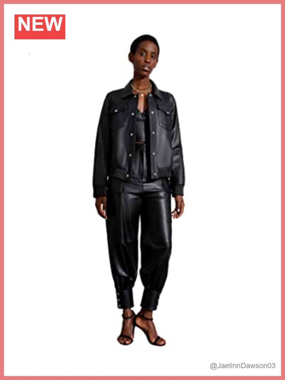 Genuine Leather Jacket Button Front Turn-Down Collar Biker Coat